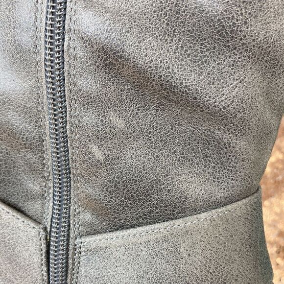 Journee Collection Meg Wide Calf Grey Tall Boots 8.5M-WC - Picture 11 of 13